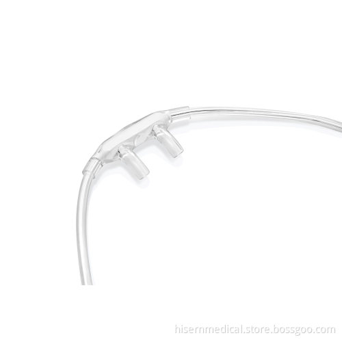 Double Holes Colored Nasal Oxygen Cannula